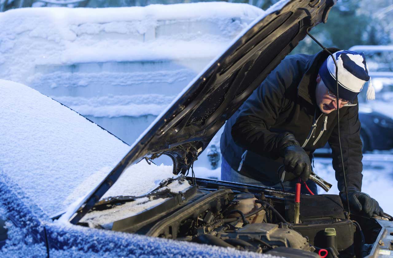 روشن نشدن ماشین در هوای سرد