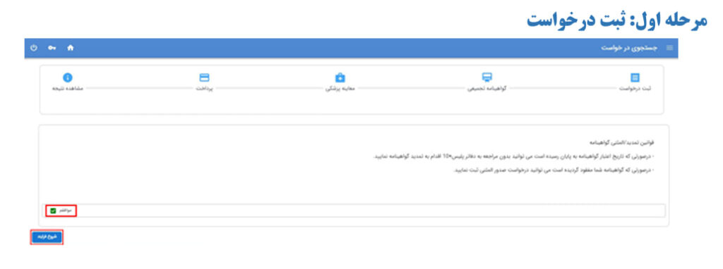 تمدید آنلاین گواهینامه ماشین