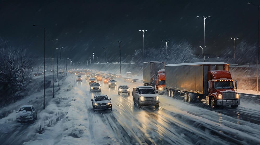 اصول رانندگی در زمستان و جاده برفی