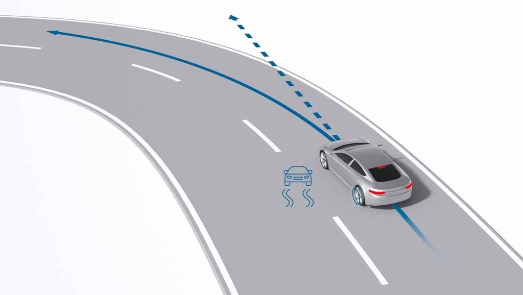 عملکرد سیستم کنترل پایداری خودرو