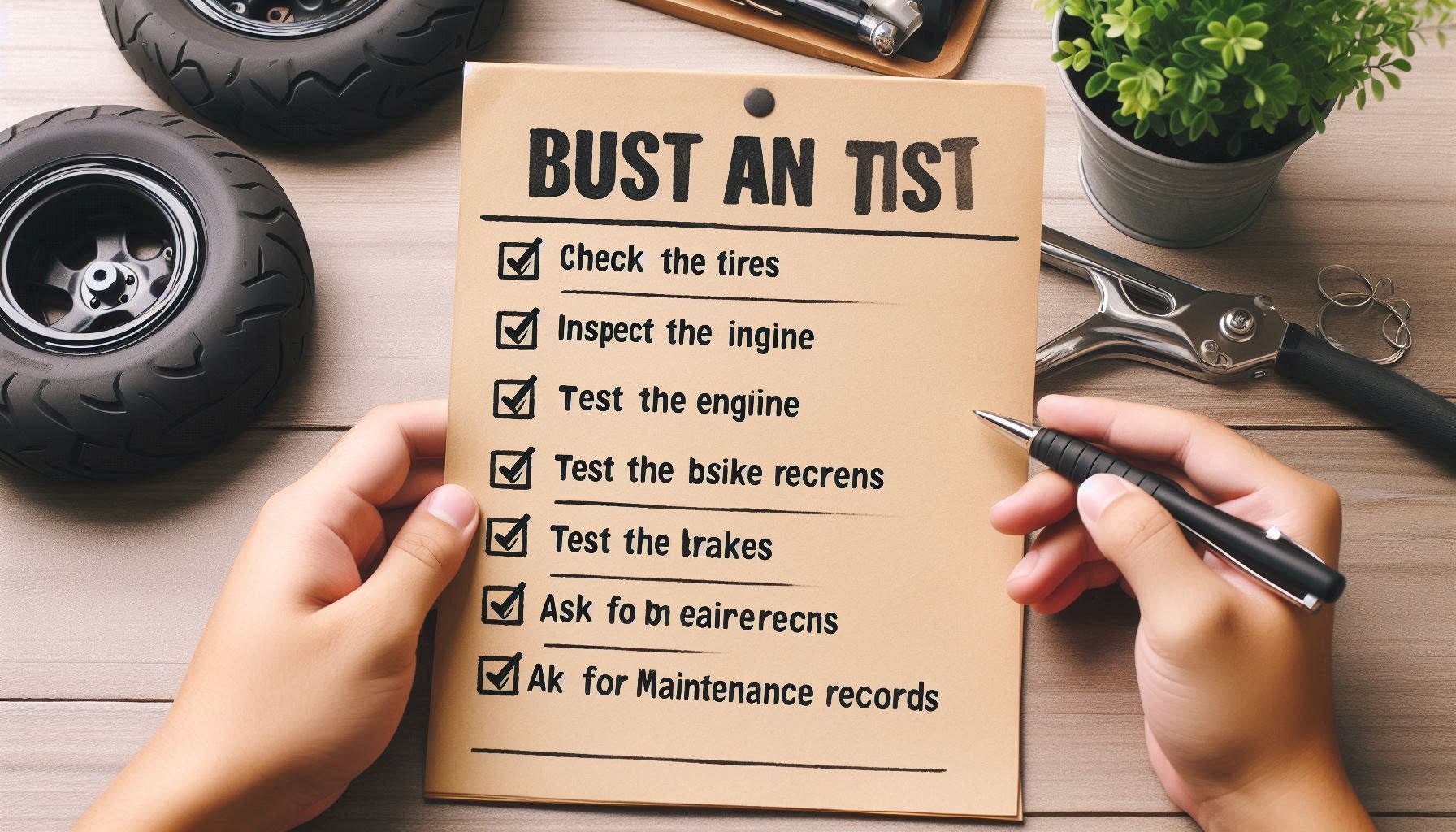 چک لیست نکات خرید موتورسیکلت کاکرده