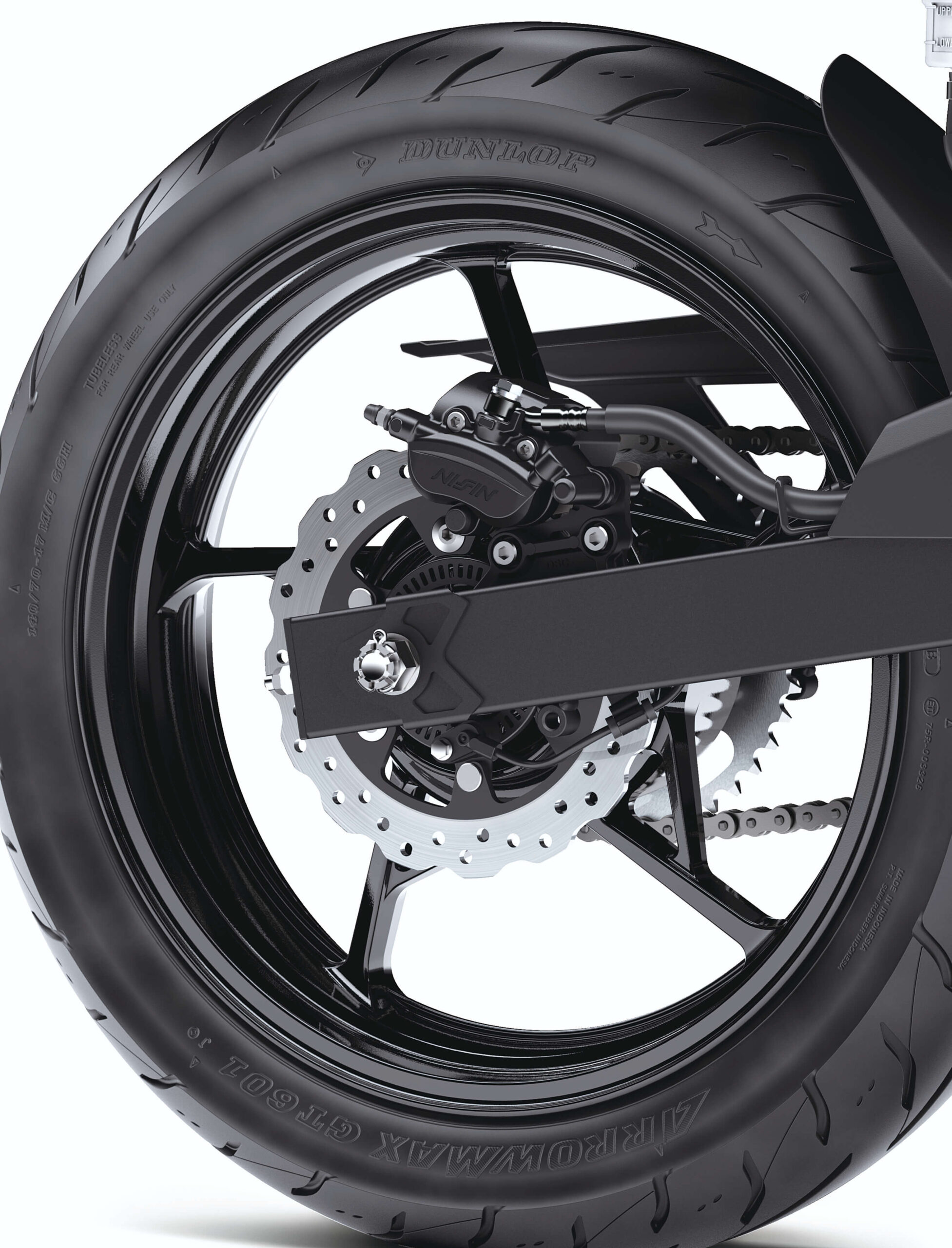 سیستم تعلیق عقب کاوازاکی Z250