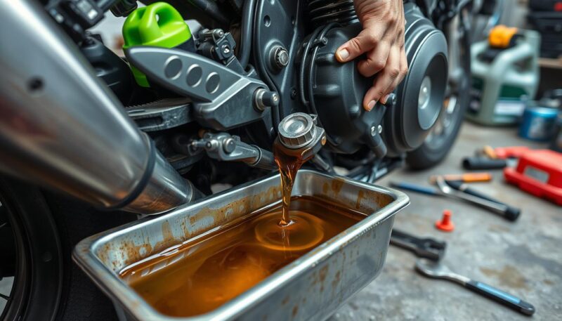 تعویض روغن موتور سیکلت