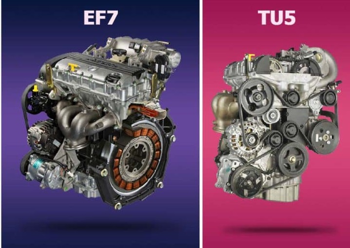 تفاوت موتور TU5 و EF7